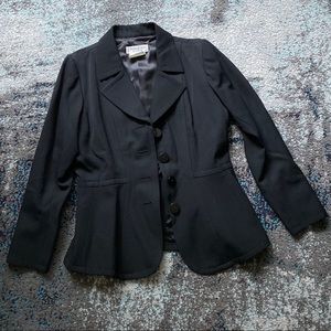 Vintage YSL skirt suit 100% wool size 42